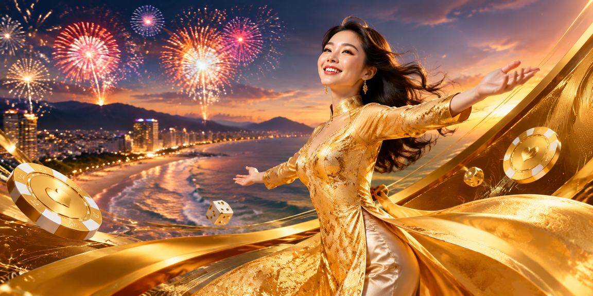 Phụ nữ Đà Nẵng mặc áo dài kiểm tra thông tin bảo mật tài khoản trực tuyến